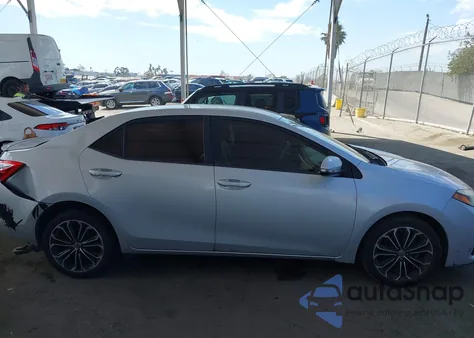 2014 Toyota Corolla S Plus z USA, uszkodzony, nr VIN 2T1BURHE1EC080388